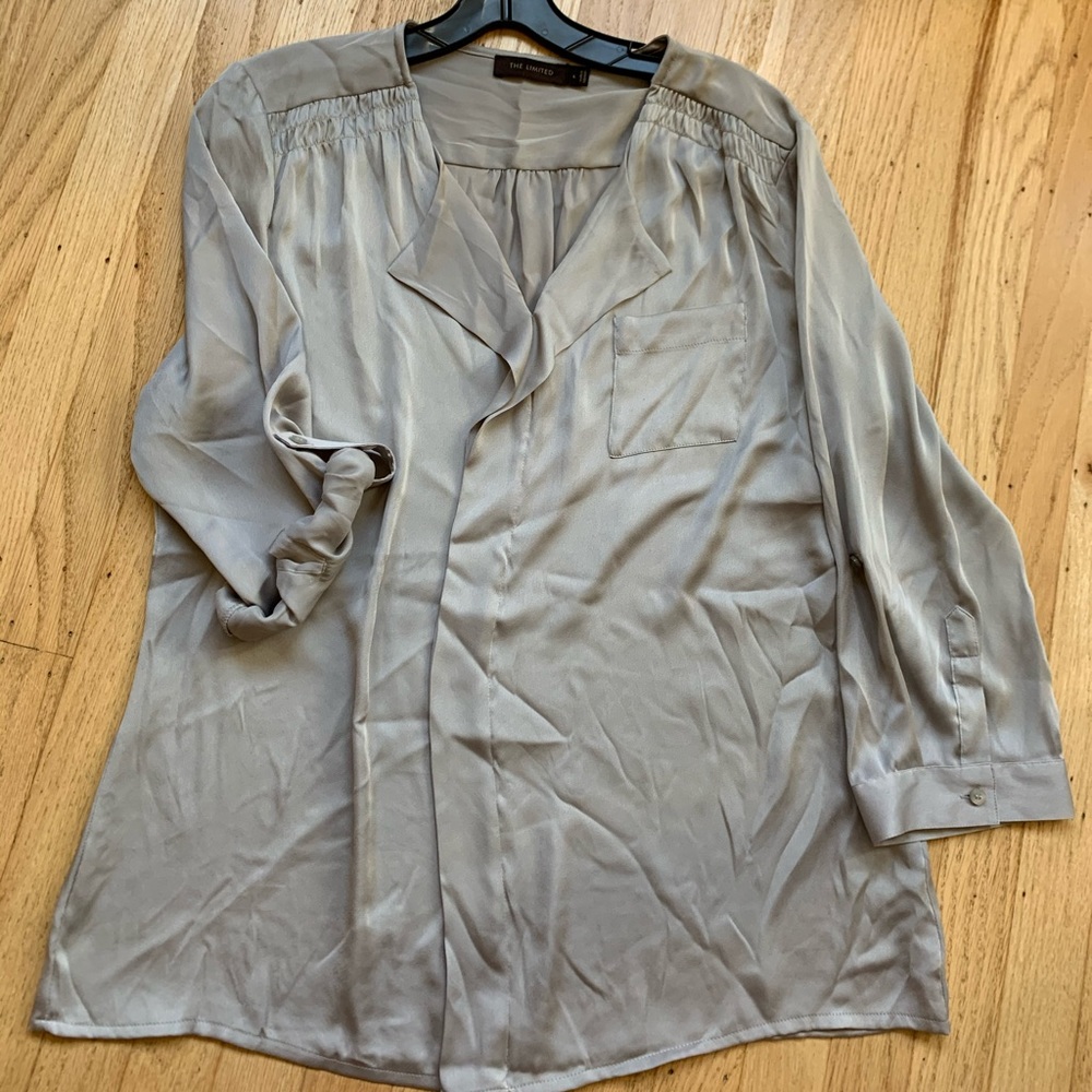 Ladies satin blouse by The Limited size L